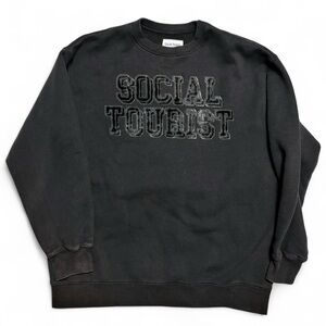 Social Tourist | Chenille Logo Crewneck Sweatshirt